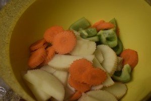 crinkle cut veggies