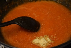 tomato puree with spices