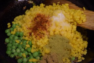 spices ,dal ,chillies ,ginger and peas