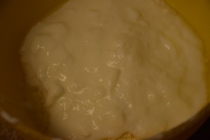 curd and besan