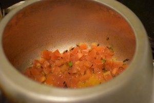 tomatoes,peas n rice