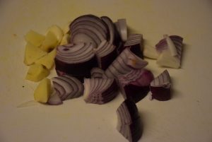 onions chopped