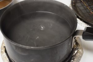 boiling water 