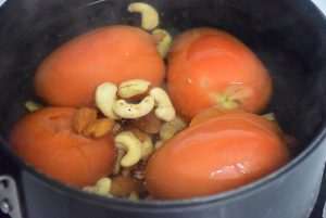 tomatoes, kaju and badam