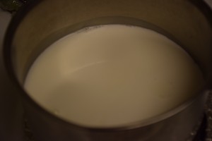 Boiling milk