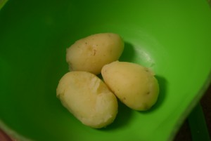 Boiled potatoes