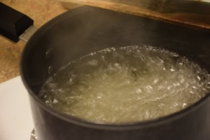 sugar syrup boiling