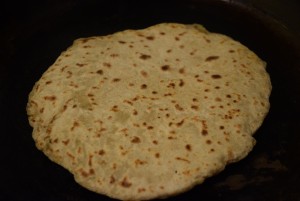 puffed parantha