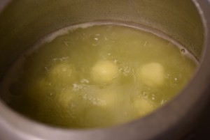 balls in cooker