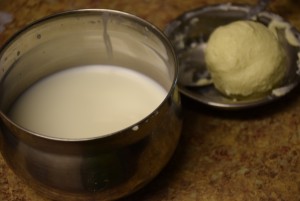 buttermilk with butter