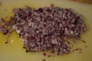 finely chopped onions