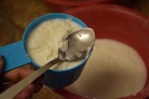 home-made curd