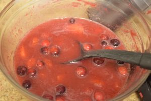 berries added in juice