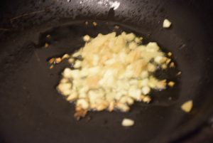 saute garlic ginger