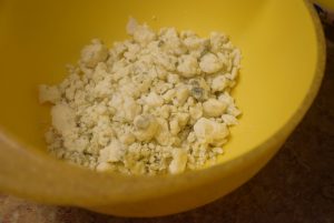 crumbled blue cheese