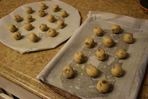 roundels in tray