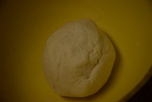 white dough