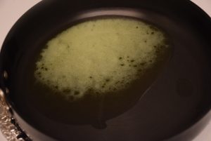 ghee in a pan